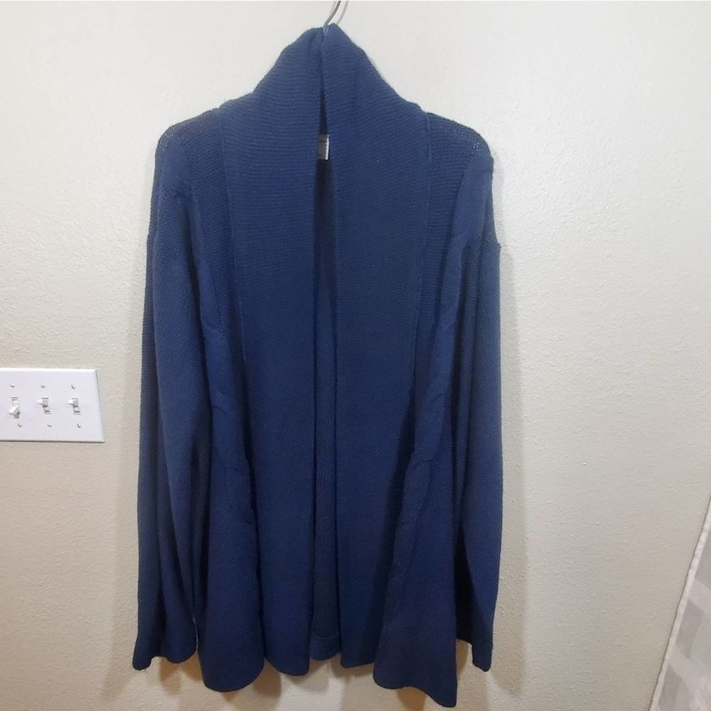 OLEG Cassini herringbone woven‎ cardigan sweater